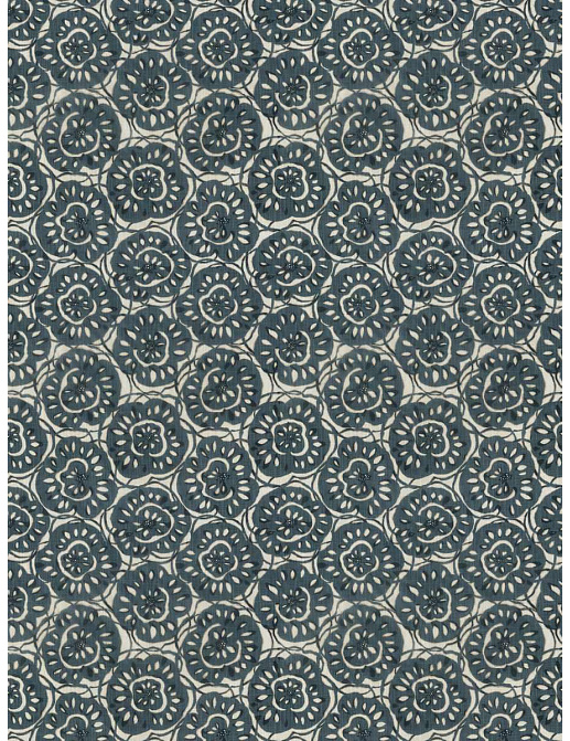 Ткань Fabricut Natural Nuances Vignettes Night Tevel/Ocean