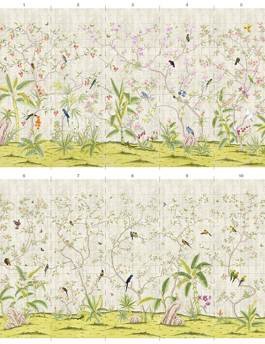 Панно и фотообои Paul Montgomery Studio Complete Collection Enchanted/Garden Silver