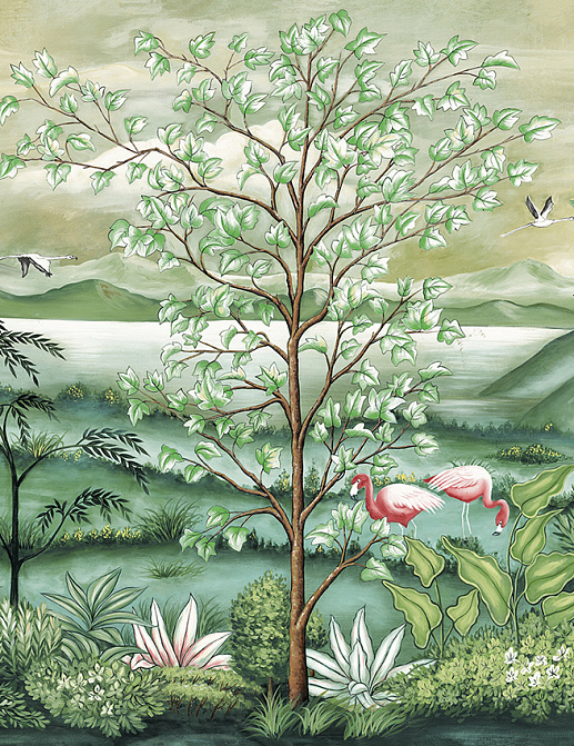 Панно и фотообои Faboie Silk Painting 4 F-SN4011