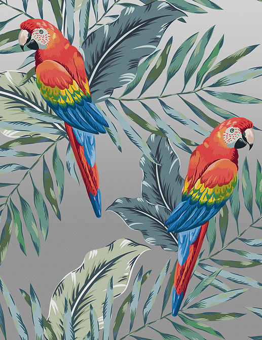 Панно и фотообои Yo2 Tropical Screens TS1.01/Silver