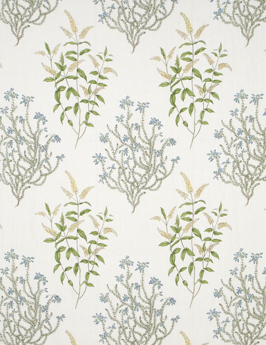 Ткань Sanderson Parchment Flowers Green/Yellow