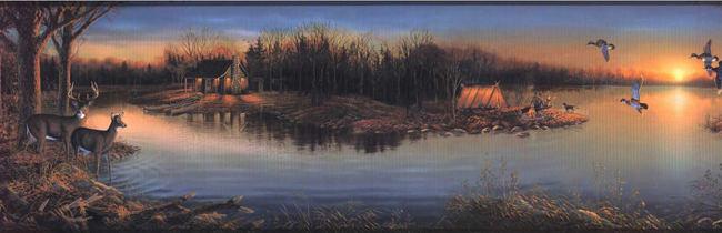Бордюр York Lake Forest Lodge WD4174B