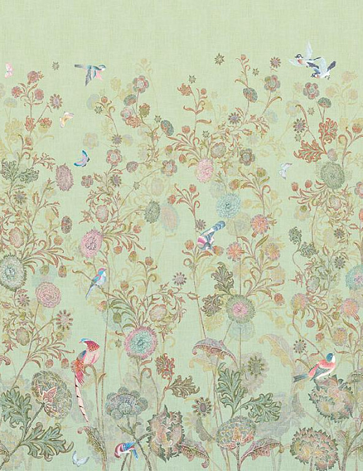 Панно и фотообои Affresco Цветариум Bird Kingdom Color 4