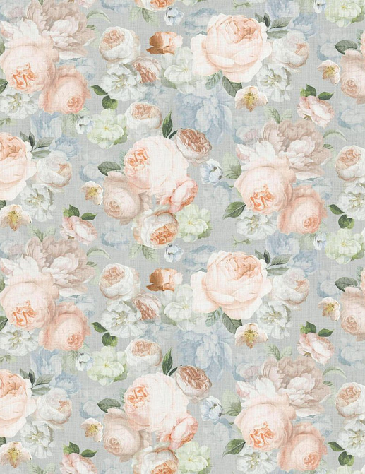 Ткань Daylight Grandiflora Rose/Salmon