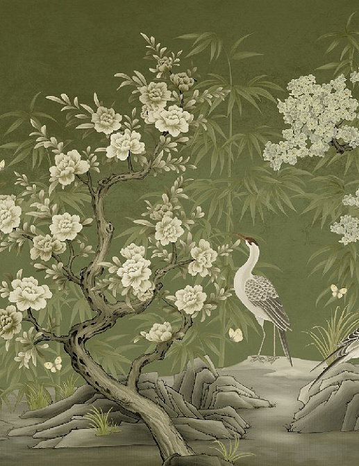 Панно и фотообои Faboie Silk Painting 5 F-SN5038