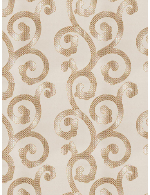 Ткань Fabricut Silk Nuances Natural Brando scroll/Natural