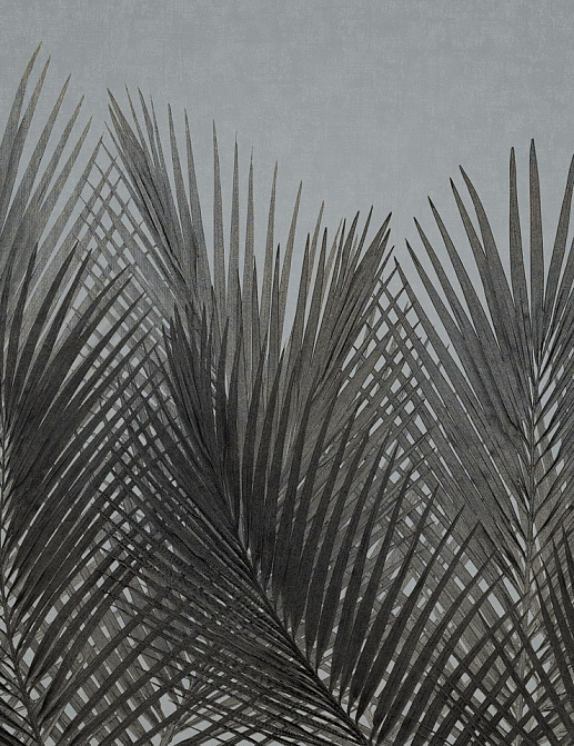 Панно и фотообои Italreflexes Macro Palm-004/Silver