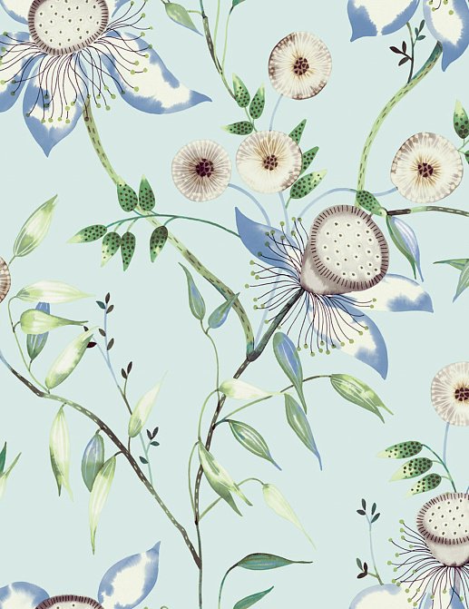 Обои York Blooms II Resource Library BL1792