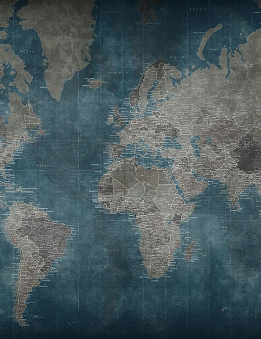 Обои Factura Kids WORLD MAP/9
