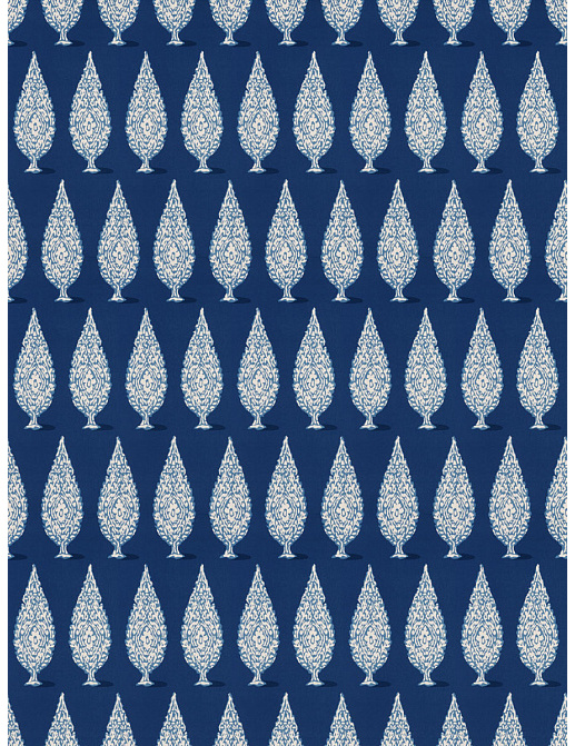 Ткань Stroheim Dana Gibson Prints II Priya/Navy