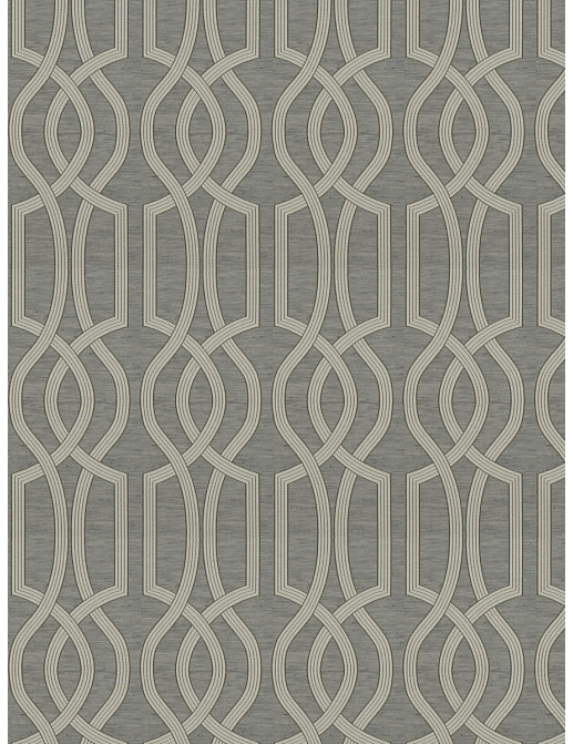 Ткань Fabricut Luxe Nuances Granite Moon NetWorth/Charcoal