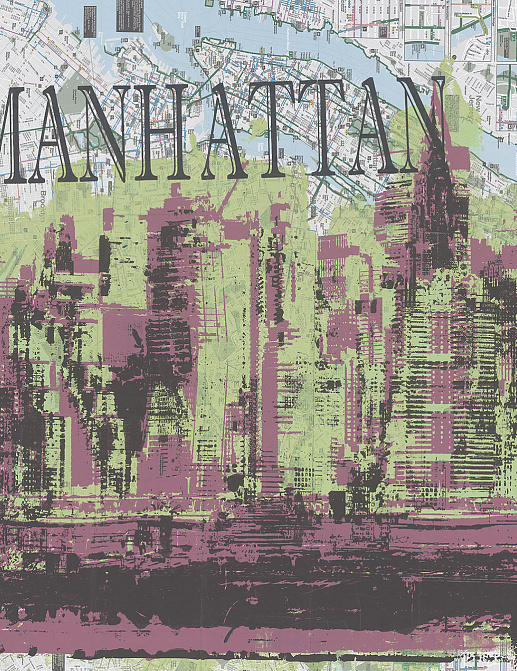 Панно и фотообои Tecnografica Collection 2017 Manhattan
