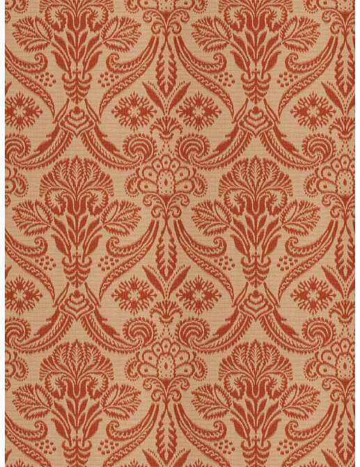 Ткань Fabricut Vignettes Vol.XIV Exotic Red Wisdom Damask/Persimmon