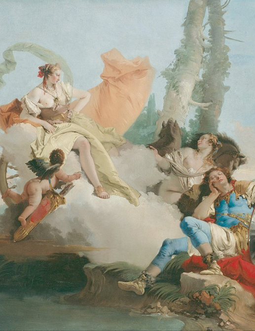 Панно и фотообои Affresco Фрески и фотообои Giovanni Battista Tiepolo Rinaldo Enchanted by Armida