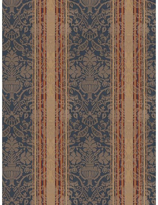 Ткань Stroheim Palace Silk Seaglass Beaufort imberline/Sapphire