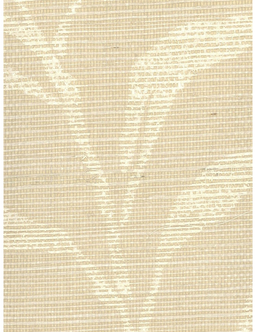 Обои Stroheim Silhouettes Viney Leaf Sisal/Offwhite on Dove