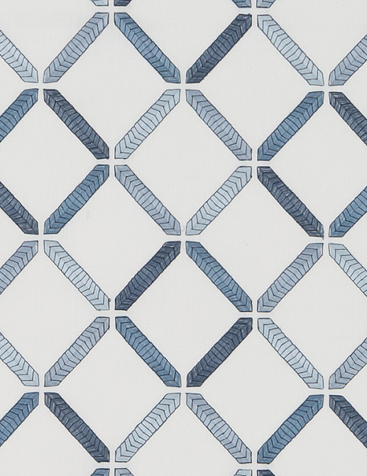 Ткань Duralee Pirouette - Sapphire, Lapis, Chambray DA61796/171
