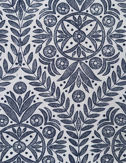 Ткань Galleria Arben Babur PavillionTrellis/Indigo