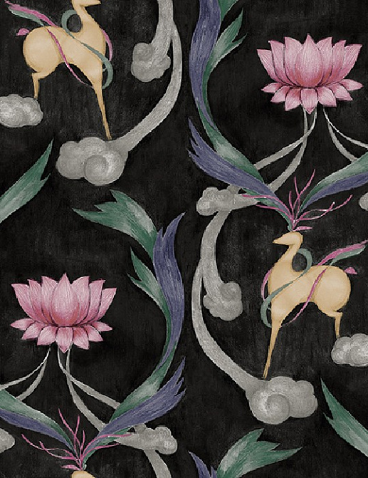 Панно и фотообои Faboie Silk Painting 5 F-SN5046