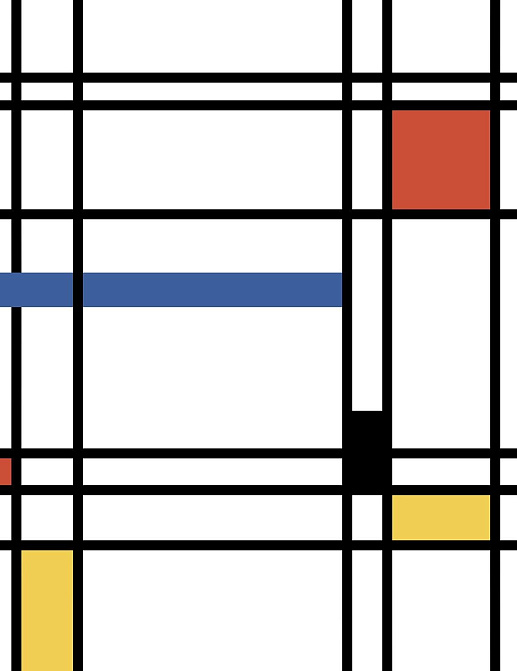 Панно и фотообои Architector Mondrian KTM1001M