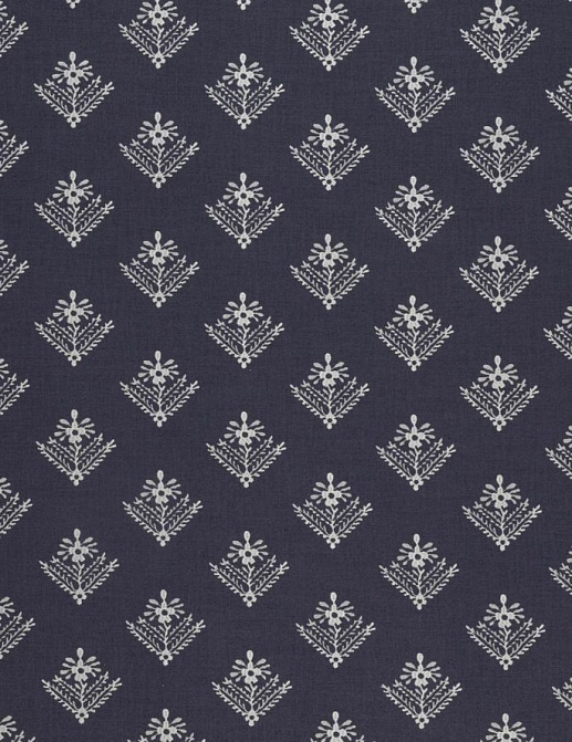 Ткань Laura Ashley Heritage Inspired Vol.1 LadyFernEmbroidery/FrenchNavy