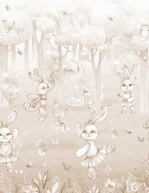 Обои Wall Street Rabbit Room 21312