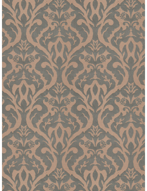 Ткань Fabricut Silk Nuances Lapis Costner Damask/Horizont