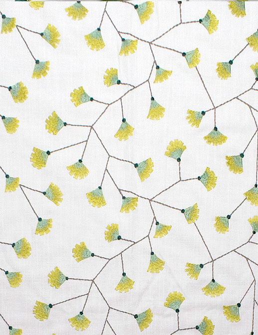 Ткань Dana Panorama Daisy/Rio morning Daisy/Lime
