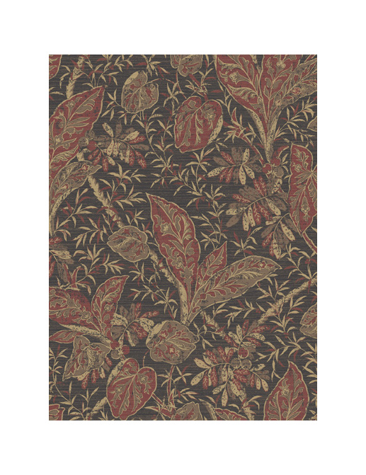 Обои Jaima Brown Retreat Arabesque-Black-Multi