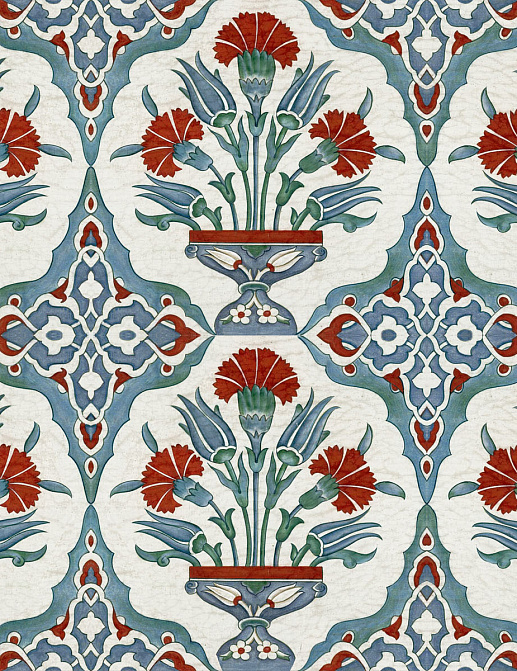 Панно и фотообои Iksel Scenic & Architectural Wallpapers Iznik Collection CARNATION BOUQUET