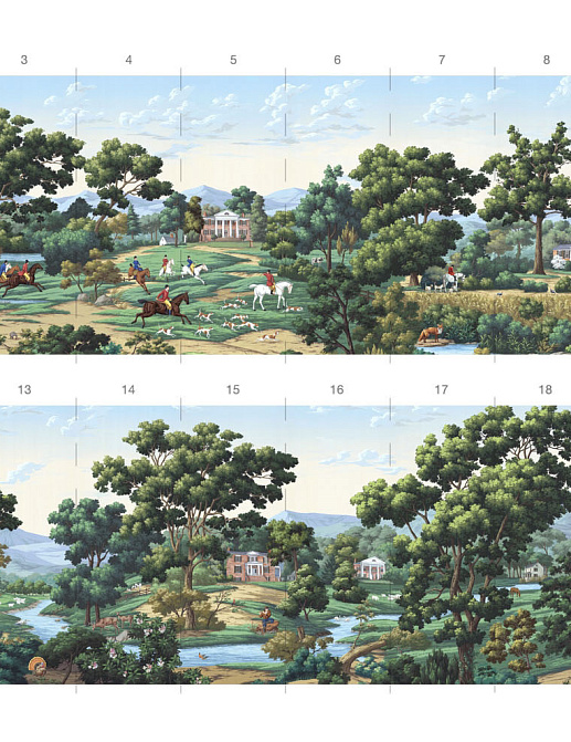 Обои Paul Montgomery Studio Book of Murals (Mural Sources) PN-990-JC/Classic
