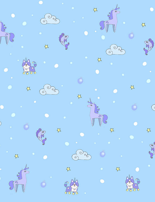 Обои Wall Street Unicorn Valley 20694