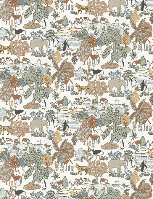 Обои Little Greene Storybook Papers 0231ANPEAZZ