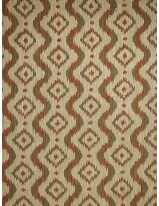 Ткань Stroheim Color Gallery Pumpkin Tapti ikat/Pumpkin