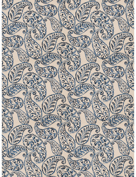 Ткань Fabricut Chromatics Vol.XXIV Navy Tichu paisley/Bluebell