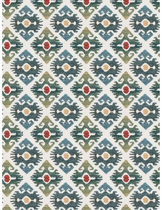 Ткань Fabricut Color Studio Vol.VIII Peacock Far and wide/Peacock