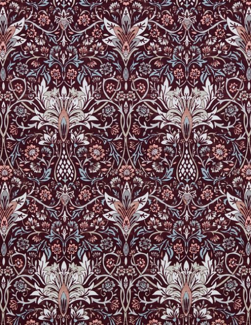 Ткань Ashley Wilde Roseberry Manor Avington/Claret