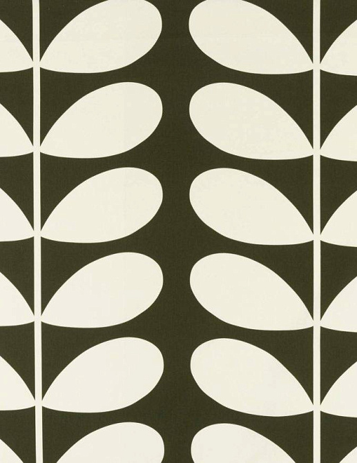 Ткань Orla Kiely Prints-Volume One GiantStem/Khaki