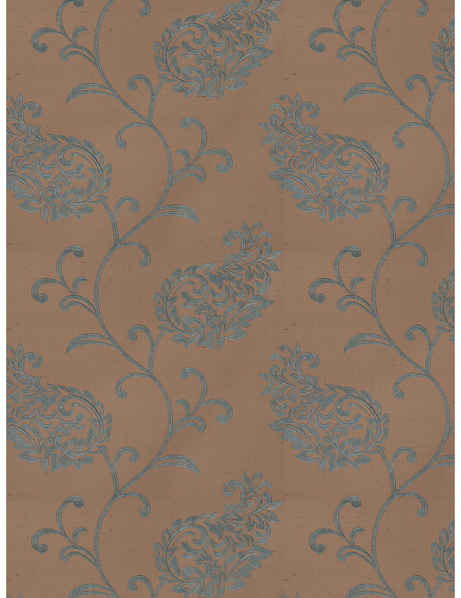 Ткань Fabricut Silk Nuances Lapis Liotta paisley/Turquoise