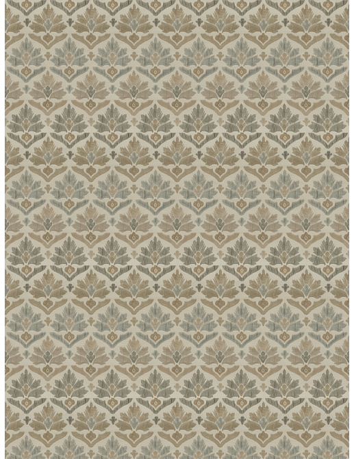 Ткань Stroheim Rhapsody Shadow Gamba Damask/Nougat
