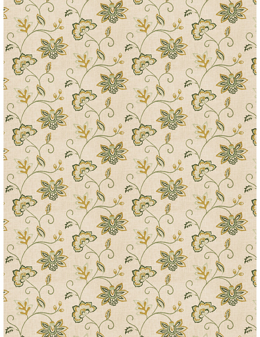 Ткань Fabricut Charlotte Moss Watercolor Ripoli/Cypress