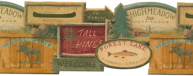 Обои York Lake Forest Lodge WL5569B