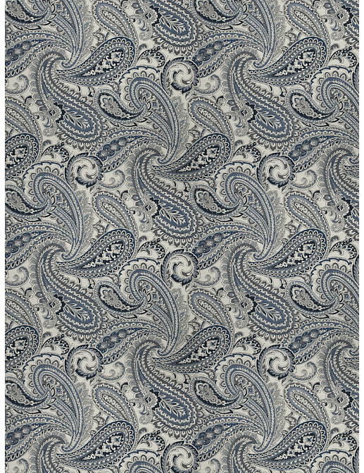 Ткань Fabricut Chromatics Vol.XXIII Sapphire Drupes paisley/Indigo