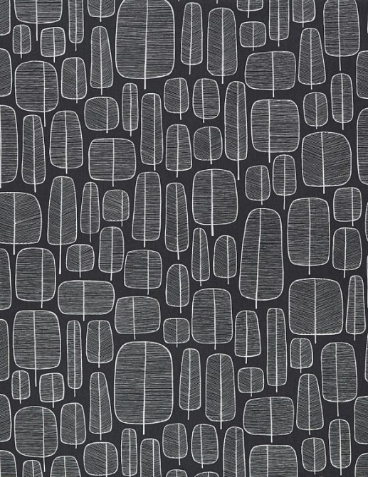Ткань Ashley Wilde MissPrint Volume 1 LittleTrees/Charcoal