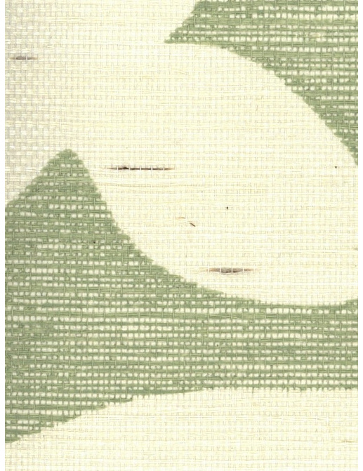 Обои Stroheim Silhouettes In Bloom Sisal/Green on Oyster