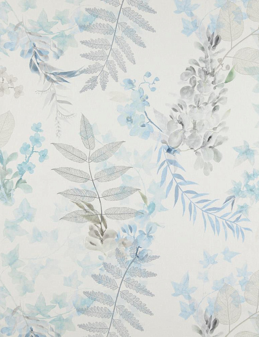 Ткань Galleria Arben Trezor Plumeria/02-Azure