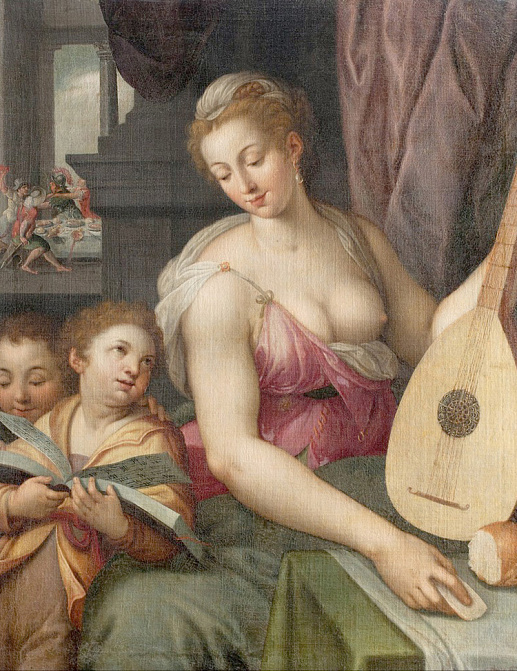 Панно и фотообои Affresco Фрески и фотообои Frans Floris de Vriendt Allegory of Music