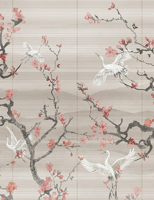Панно и фотообои Faboie Silk Painting 5 F-SN5061