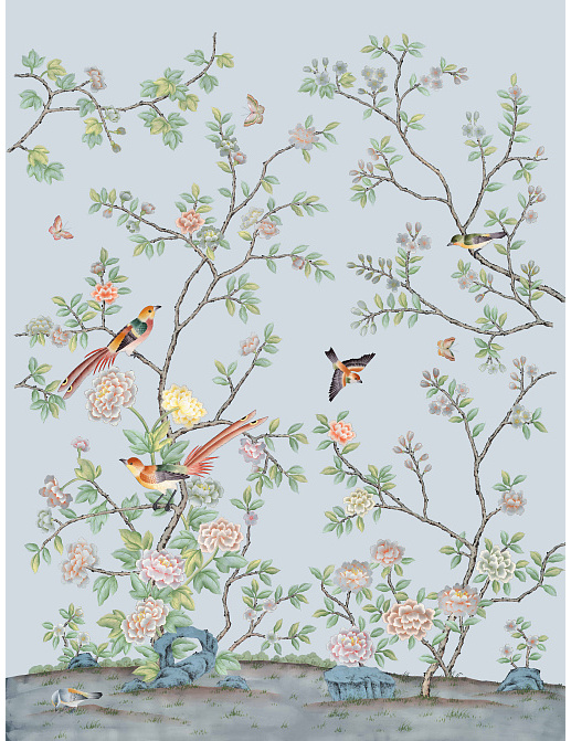 Обои Yana Svetlova Wallcoverings Art Prints B11/BLUE