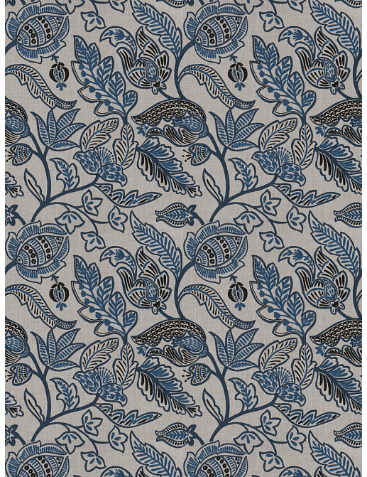Ткань Fabricut Vignettes Vol.XVI Bluestone Matinee floral/Blue